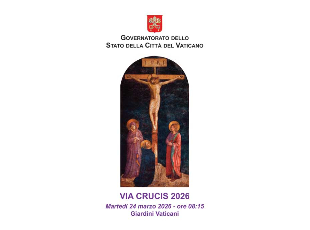 Martes 24 de Marzo: Vía Crucis en los Jardines Vaticanos