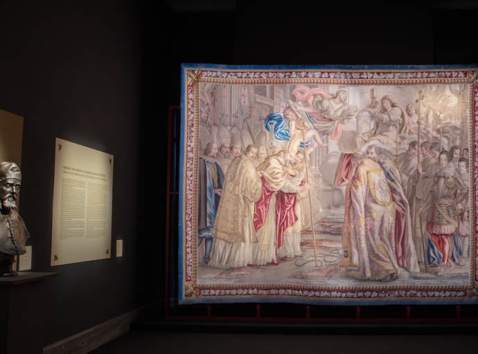En los Museos Vaticanos inaugurada la exposición “La Tapicería Barberini – La Resurrección y la Dedicación de la Basílica Vaticana”