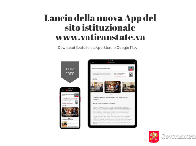 Lanzamiento de la nueva aplicación del sitio institucional www.vaticanstate.va