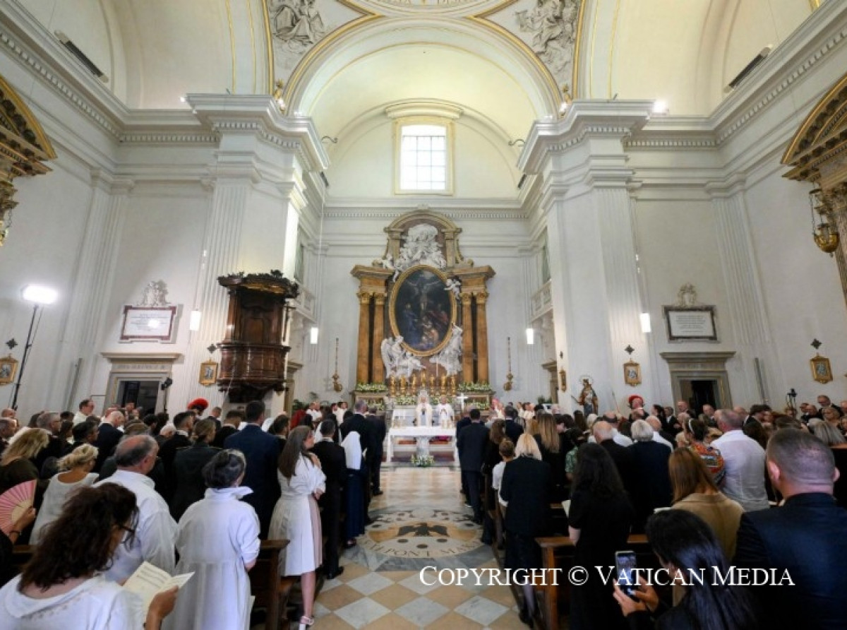 At Castel Gandolfo, Pope Leo XIV celebrated Holy Mass for the Assumption of the Blessed Virgin Mary