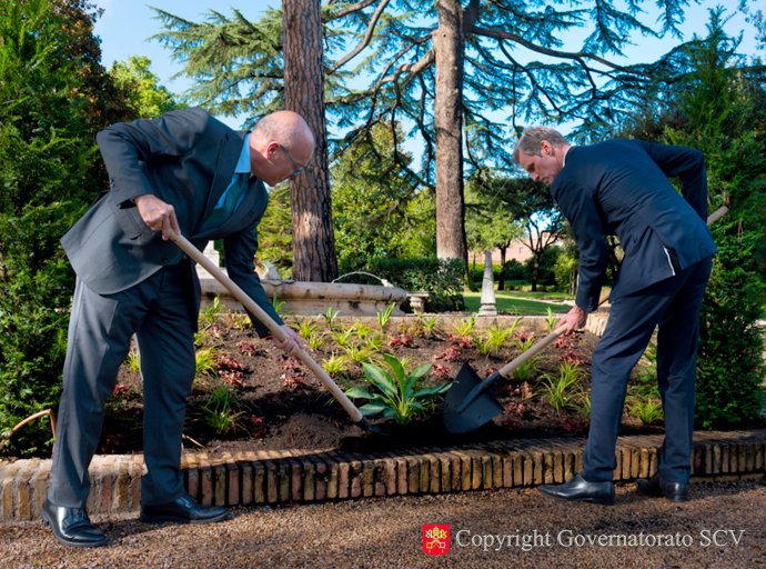 Shrubs and Plants from the Netherlands Planted in the Vatican Gardens