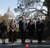 Nei Giardini Vaticani inaugurata una scultura in marmo e una targa commemorativa alla presenza del Presidente della Repubblica del Portogallo