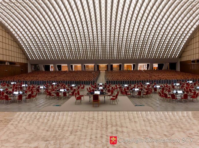 Nuova luce a LED per l’Aula Paolo VI