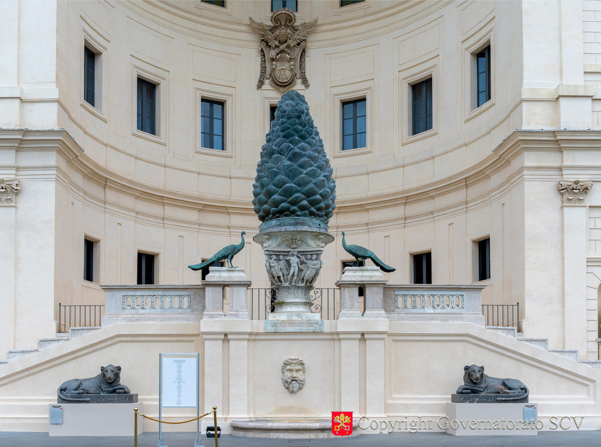 Inaugurazione del Cortile del Bramante, ora restaurato