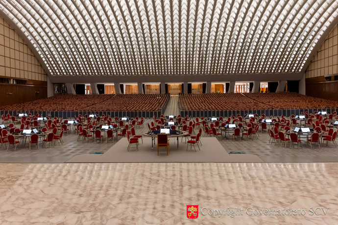 Un nouvel éclairage LED pour la Salle Paul VI