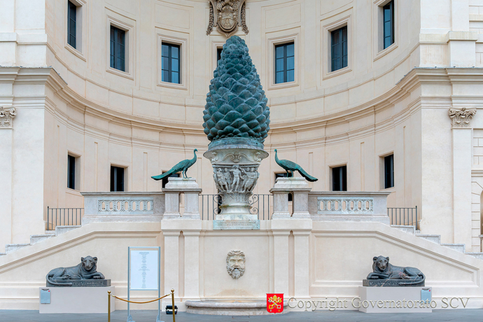 Inauguration de la Cour De Bramante, désormais Restaurée